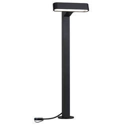Plug & Shine LED Pollerleuchte Ito Einzelleuchte Horizontale Ausrichtung IP65 3000K 6W Anthrazit