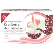 H&S Cranberry-Acerolakirsche mit Vitamin C Fbtl.