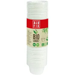 100x ALUFIX BIOLOGIC! Dipschale 50ml aus Zuckerrohr kompostierbar