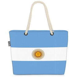 VOID Strandtasche (1-tlg), Argentinien Flagge Länderflagge Land bunt