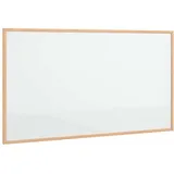 vidaXL Magnetisches Whiteboard mit massivem Kiefernholzrahmen 100x55cm