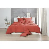 Primera Stone Washed rot/braun 240 x 220 cm + 2 x 80 x 80 cm