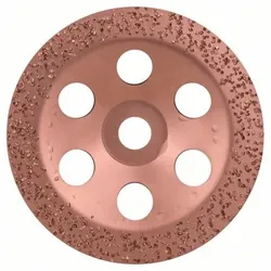 Hartmetalltopfscheibe, 180 x 22,23mm, grob, flach (2608600364)