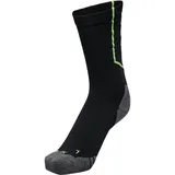 hummel Pro Training Socks Low Neon 2 Paar Schwarz/Grün 27-30
