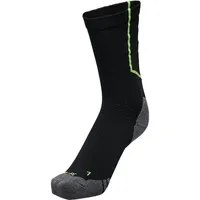 hummel Pro Training Socks Low Neon 2 Paar Schwarz/Grün 27-30