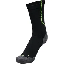 hummel Pro Training Socks Low Neon 2 Paar Schwarz/Grün 27-30