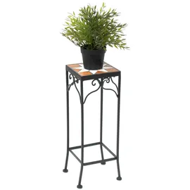 DanDiBo Ambiente Blumenhocker Merano Mosaik 46 x 54 cm Schwarz