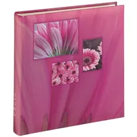Hama Jumbo Singo (Fotobuch 30x30 cm, Album mit 100 weißen Seiten, Photoalbum zum Einkleben und zum Selbstgestalten) pink