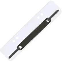 Wekre Heftstreifen Weiß Recyclingkarton kurz 3,4 x 15 cm 100 Stück