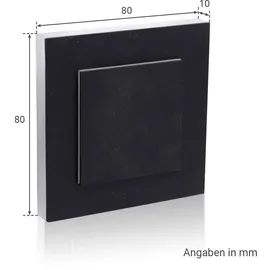 Longlife LED LED Treppenleuchte 1 eckig schwarz Aluminium