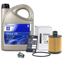 Opel Ölwechsel - Set + 5l 5W-30 Motoröl für Cadillac, Opel, Saab