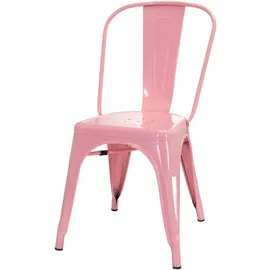 MID.YOU Esszimmerstuhl Rosa Metall