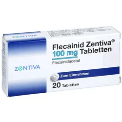 Flecainid Zentiva 100 Mg Tabletten 20 St