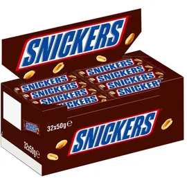 Snickers (13,16€/1kg) Snickers, Riegel, Schokolade, 32 Riegel