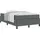 vidaXL Boxspringbett 120 x 200 cm Dunkelgrau