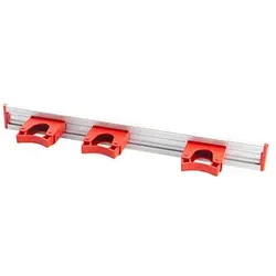 haug® bürsten Besenhalter rot, silber