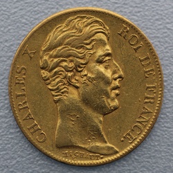 Goldmünze 20 Francs Charles X. (Frankreich)