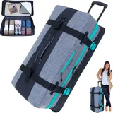 Elephant Gin Elephant Travel 4-Rollen 80 cm / 120 l grau/türkis