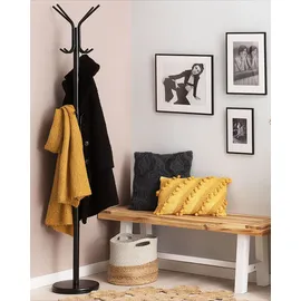 Beliani Garderobenständer CLAXTON Schwarz