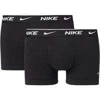 Nike 2er Pack NIKE Boxershorts Trunks Herren UB1 - black S