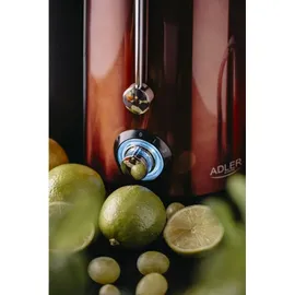 Adler Entsafter 1000W elektrische Saftpresse schwarz Kupferfarben