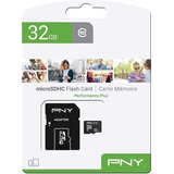 PNY microSDHC Performance Plus 32GB Class 10 + SD-Adapter