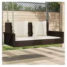 vidaXL Hängebank 119 x 56 x 48 cm Braun