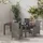 vidaXL Garten-Essgruppe 5-tlg. Grau