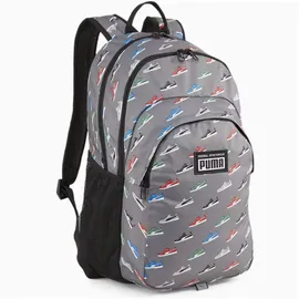 Puma Academy Backpack Mineral Gray - Lime Sheen
