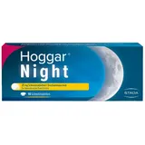 Hoggar Night Schmelztabletten zur praktischen Einnahme ohne Wasser bei akuten Ein- und Durchschlafstörungen, 10 Tabletten