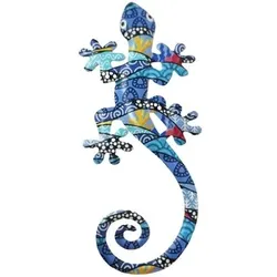 Signes Grimalt  Statuetten und Figuren Eidechsen-Wandornament  in Blau, Einheitsgrösse