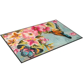 Wash+Dry Bloomibri 75 x 120 cm Blau/Rot