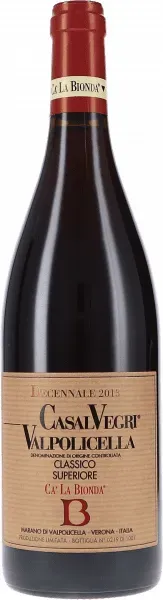 Valpolicella Classico Superiore DOC Casal Vegri Decannale Ca ́ La Bionda 2013
