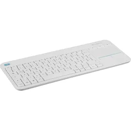 Logitech K400 Plus Wireless Touch Keyboard DE weiß