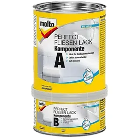 MOLTO Perfect Fliesen Lack Weiß 0,75 l