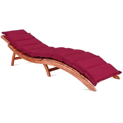 Auflage Sonnenliege Rot 183x56x7cm
