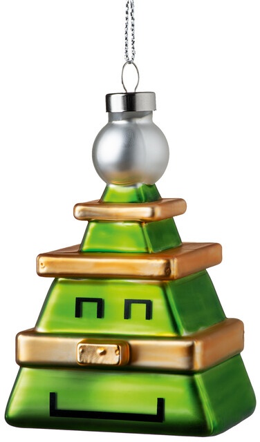 Pendentif pour sapin de Noël Arbre Cubik Tree Alessi, Designer Massimo Giacon, Marcello Jori, 9x6.3x5 cm