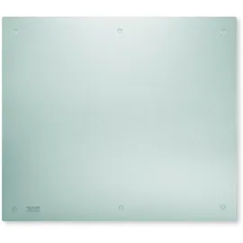 bremermann Herd-Abdeckplatte aus Sicherheitsglas, ca. 55,7 x 50 x 0,5 cm (B/T/H), Glas, Silikon, (1 tlg) weiß