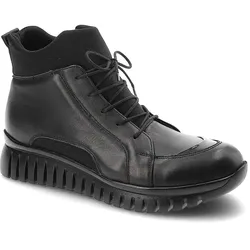 Schwarze Sneakers Artiker Bequeme Damenschuhe, 39