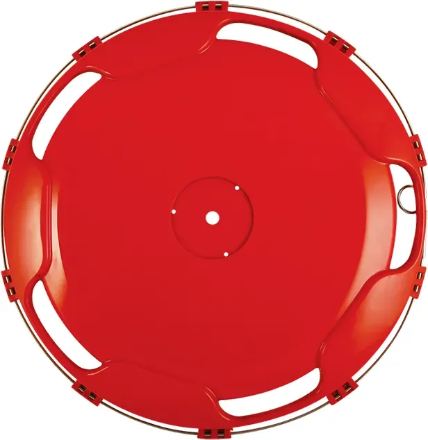 Hintere Radkappe für Lkw, rot, PVC, 22,5 Zoll, PL102442