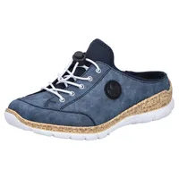 Rieker Clog, Sabot, Schlupfschuh, Sneaker mit MemoSoft-Ausstattung Rieker blau