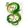 TEKNOFUN Shenron Lampe Grün 2 St.