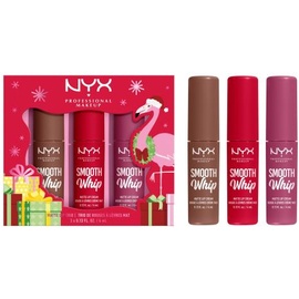 NYX Professional Makeup Fa La La L.A. Land Smooth Whip Matte Lip Cream Trio Geschenkset: Lippenstift Smooth Whip Matte Lip Cream 3 x 4 ml
