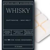 Interluxe Duftmelt Wachsmelt Duftwachs zarter eleganter Whisky Duft Melt duftend Waxmelt 100% pflanzlich Duftwachswürfel Wachs mit Duftöl