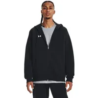 Under Armour Rival Fleece Kapuzenjacke Herren Schwarz/Weiß L
