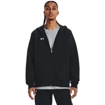 Under Armour Rival Fleece Kapuzenjacke Herren Schwarz/Weiß L