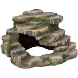 TRIXIE Eck-Fels mit Höhle und Plattform, 26 x 20 x 26cm