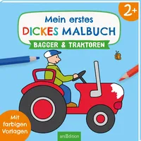 ArsEdition Mein erstes dickes Malbuch ab 2 – Bagger