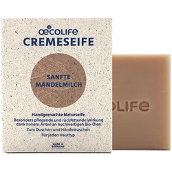 Feste Naturseife sanfte Mandelmilch