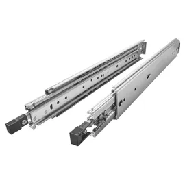 SOTech VarioSlide KV2-200-H76-L500-EH 508 mm mit Lock-in/out Einrastfunktion schwarz Schwerlast-Vollauszug belastbar bis 200 kg,
